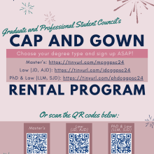 GPSC's Cap and Gown Rental Program
