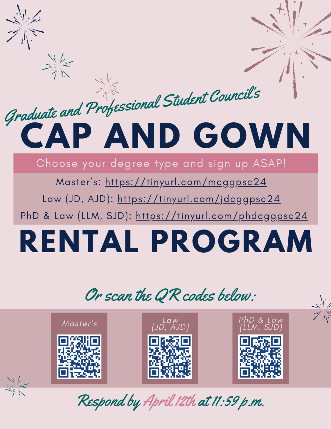 GPSC's Cap and Gown Rental Program